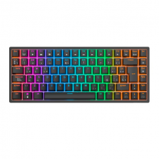 RK Royal Kludge RK84BK Teclado Gamer, 75% RGB retroiluminado teclado mecánico color Negro