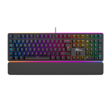 RK Royal Kludge RK918BK Teclado Gamer, 100% RGB retroiluminado teclado mecánico color Negro