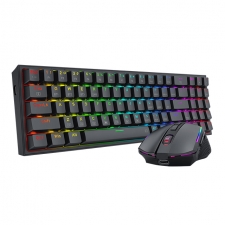 Kit Gamer de Teclado y Mouse Redragon S136, Inalámbrico, RF2.4 USB, Negro (Español)