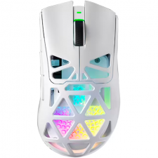 Mouse Gamer AULA SC620 White, Inalámbrico, USB/2.4GHz/Bluetooth, 1000DPI-12000DPI, Negro