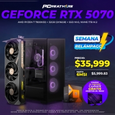 SMR001 - Equipo AMD Ryzen 7 7800X3D + 32GB (2X16GB) + GeForce RTX 5070