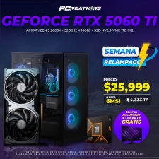 SMR006 - Equipo AMD Ryzen 5 9600X + 32GB (2 x 16GB) + GeForce RTX 5060 Ti