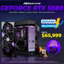 SMR012 - EQUIPO AMD Ryzen 7 9800X3D + 64GB (2 x 32GB) + GeForce RTX 5080