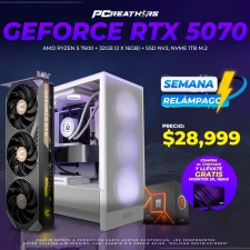 SMR018 - Equipo AMD Ryzen 5 7600 + 32GB - 2 x 16GB + GeForce RTX 5070