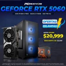 BFA002 - EQUIPO AMD Ryzen 5 7600 + 32GB (2x16GB) + GeForce RTX 5060