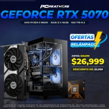 BFA004 - EQUIPO AMD Ryzen 5 9600X + 32GB (2x16GB) + GeForce RTX 5070