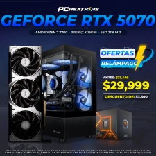 BFA008 - EQUIPO AMD Ryzen 7 7700 + 32GB (2x16GB) + GeForce RTX 5070