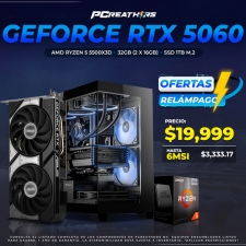 BFA019 - EQUIPO AMD Ryzen 5 5500X3D + 32GB (2 x 16GB) + GeForce RTX 5060