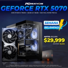 SRPCR26 - EQUIPO AMD Ryzen 5 7600X + 32GB (2 x 16GB) + GeForce RTX 5070