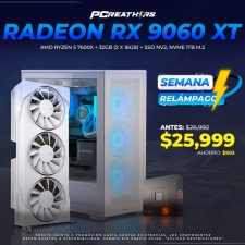 SRPCR30 - EQUIPO AMD Ryzen 5 7600X + 32GB (2 x 16GB) + Radeon RX 9060 XT