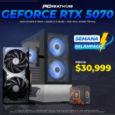 SRPCR36 - EQUIPO AMD Ryzen 5 7600 + 32GB (2 x 16GB) + GeForce RTX 5070
