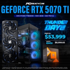 TD020 - Equipo AMD Ryzen 7 7800X3D + 48GB RAM (1x48GB) + NVIDIA GeForce RTX 5070 Ti