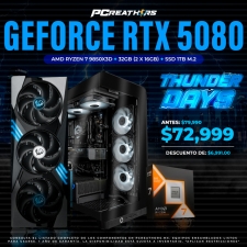 TD022 - Equipo AMD Ryzen 7 9850X3D + 32GB (2x16GB) + GeForce RTX 5080