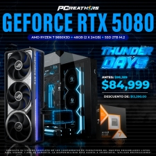 TD023 - Equipo AMD Ryzen 7 9850X3D + 48GB (2x24GB) + GeForce RTX 5080