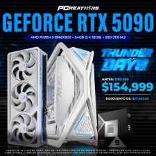 TD025 - Equipo AMD Ryzen 9 9950X3D2 + 64GB (2x32GB) + GeForce RTX 5090
