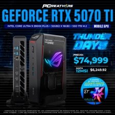 TDB001 - ASUS ROG NUC 16 Ultra 9 290HX, 32GB DDR5, 1TB SSD, NVIDIA GeForce RTX 5070Ti Mobile GPU (12GB GDDR7), Windows 11 Home