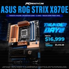TDB005 - Tarjeta Madre ASUS ROG STRIX X870E CROSSHAIR 2006, S-AM5, AMD X870E, HDMI, 192GB DDR5 para AMD