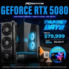 TDB010 - EQUIPO AMD Ryzen 7 9850X3D + 48GB (2x24GB) + GeForce RTX 5080