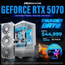 TDB011 - EQUIPO AMD Ryzen 7 7700X3D + RAM 24GB + GeForce RTX 5070