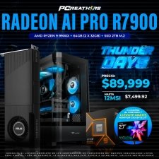 TDB015 - EQUIPO AMD Ryzen 9 9900X + 64GB (2x32GB) + Radeon AI PRO R7900