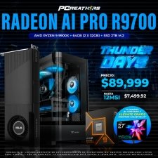 TDB015 - EQUIPO AMD Ryzen 9 9900X + 64GB (2x32GB) + Radeon AI PRO R9700
