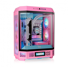 Gabinete Thermaltake The Tower 600 Bubble Pink, Midi-Tower, ATX/Micro-ATX/Mini-ITX, USB 3.0, sin Fuente, sin Ventiladores Instalados, Rosa