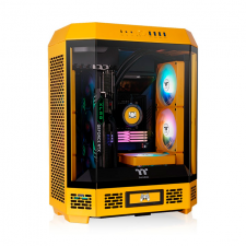 Gabinete Thermaltake The Tower 600 Bumblebee, Midi-Tower, ATX/Micro-ATX/Mini-ITX, USB 3.0, sin Fuente, sin Ventiladores Instalados, Amarillo