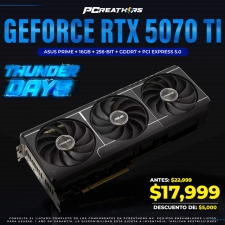 TUD009 - Tarjeta de Video ASUS NVIDIA GeForce RTX 5070 Ti Prime, 16GB 256-bit GDDR7, PCI Express 5.0 