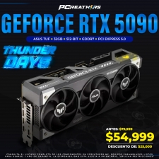 TUD011 - Tarjeta de Video ASUS NVIDIA GeForce RTX 5090 TUF Gaming, 32GB 512-bit GDDR7, PCI Express 5.0