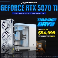 TUD028 - EQUIPO AMD Ryzen 7 9700X + RAM 48GB + GeForce RTX 5070 Ti