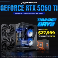 TUD032 - EQUIPO AMD Ryzen 5 7600 + 32GB + GeForce RTX 5060 Ti
