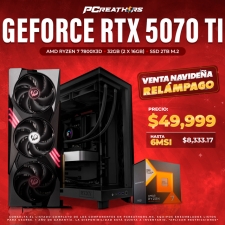 USR011 - Equipo AMD Ryzen 7 7800X3D + 32GB - 2 x 16GB + GeForce RTX 5070 Ti