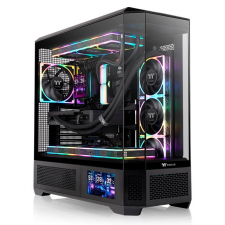 Gabinete Thermaltake View 600 TG, Full Tower, ATX/EATX/Micro-ATX/Mini-ITX, USB 3.0, sin Fuente, sin Ventiladores Instalados, Negro
