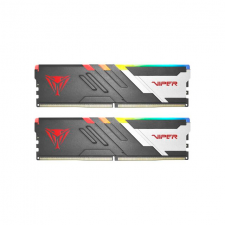 Kit Memoria RAM Patriot Viper Venom RGB DDR5, 5600MHz, 64GB (2 x 32GB), Non-ECC, CL40, Gris/Blanco