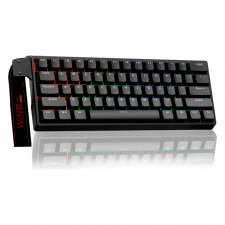 Teclado Gamer AULA WIN60 60%, Switch Magnetico, Alambrico, Black, Ingles