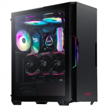 Gabinete XPG Starker con Ventana ARGB, Midi-Tower, ATX/Micro ATX/Mini-ATX, USB 3.0, incluye Fuente de 600W, Negro