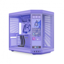 Gabinete HYTE Y70 Milk Touch, Dual Chamber, ATX, Mid Tower, Panel Táctil LCD 2.5K Integrado, Morado
